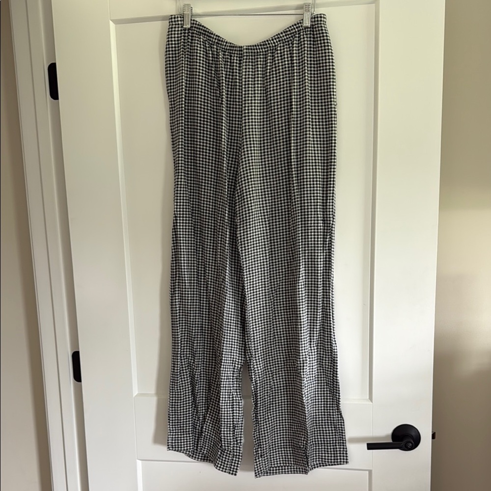 A New Day Black and White Gingham Pants